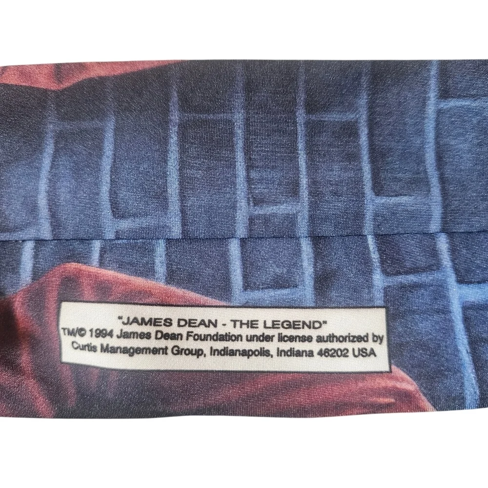 Vintage 1994 Ralph Marlin James Dean “The Legend” Novelty Tie NWT